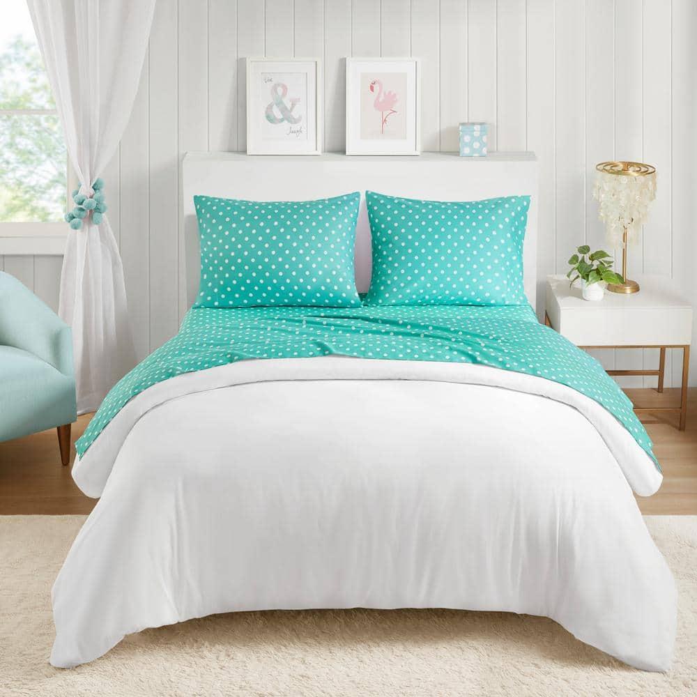 Mi Zone Polka Dot Polka Dot Printed 100% Cotton Sheet Set