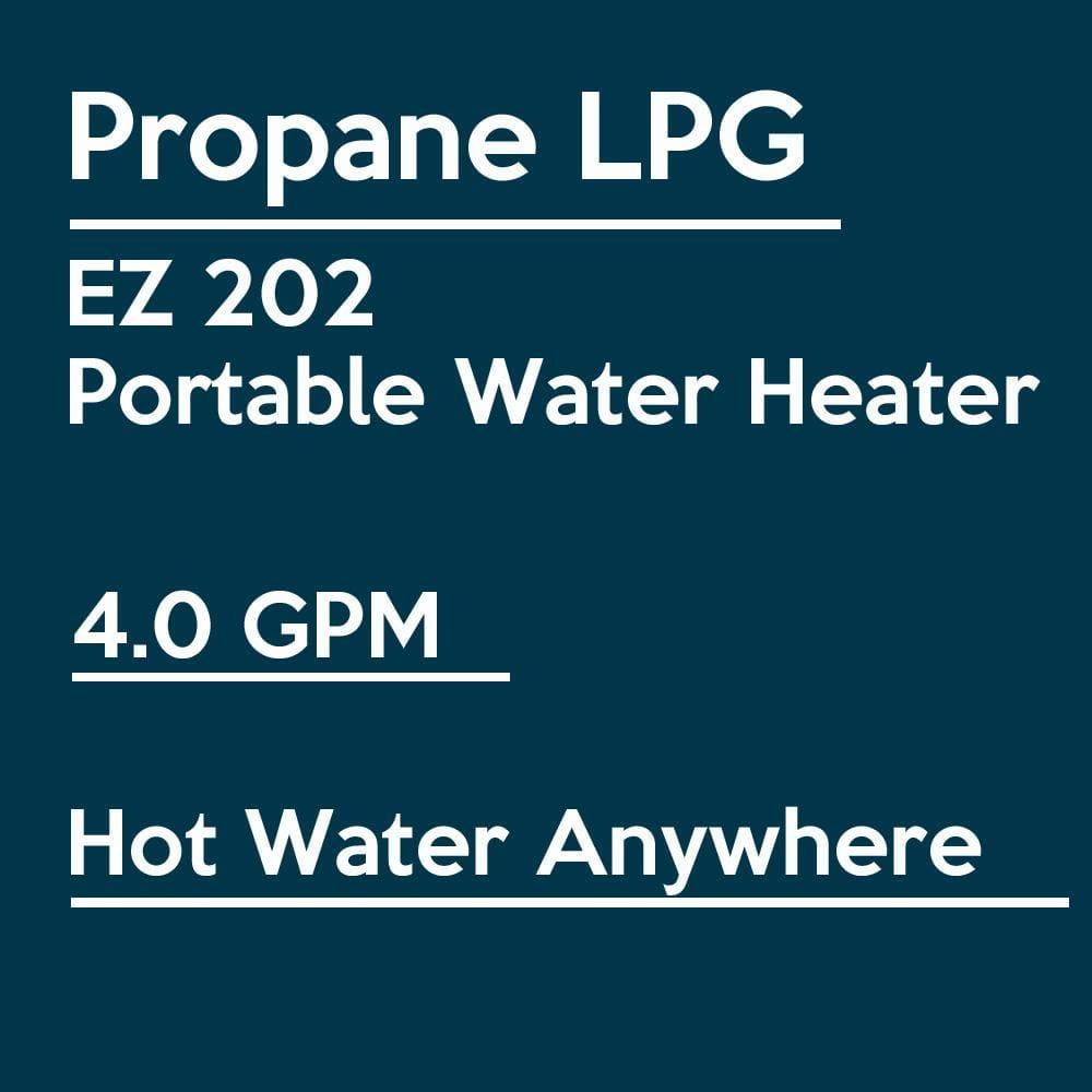 EZ 202 Portable Tankless Water Heater - Propane