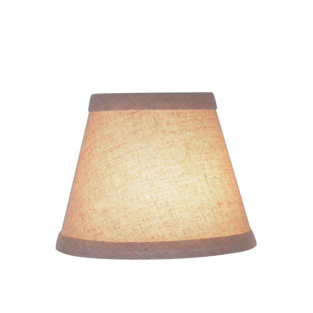 Aspen Creative Corporation 5'' Linen Empire Candelabra Shade (Set of 6)