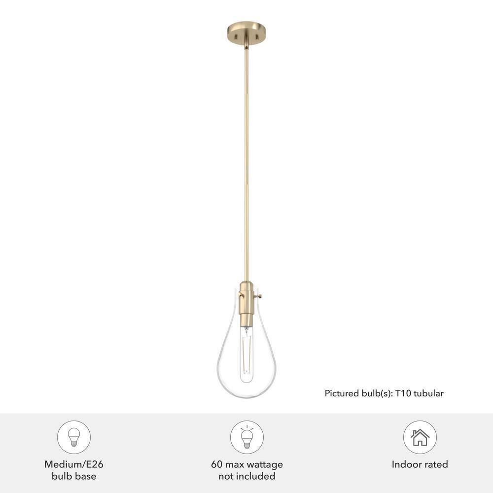 Lundin 1 - Light Single Tear Drop Pendant