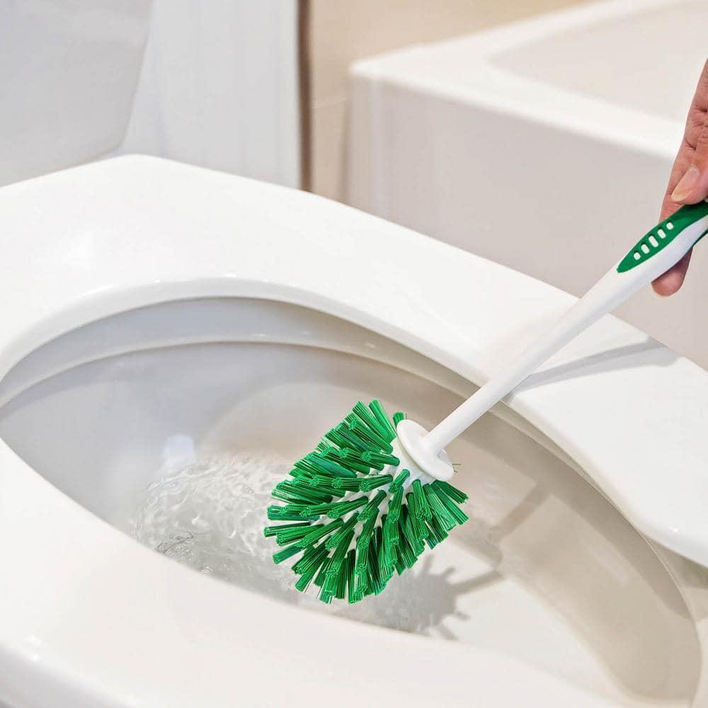 Libman Polypropylene Toilet Bowl Brush and Holder (2-Pack)
