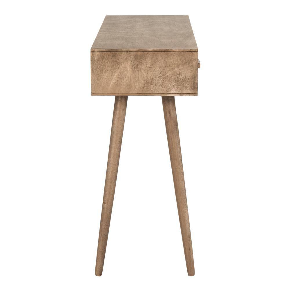 Albus 3 Drawer Console Table - CNS5701B - Brown - Safavieh