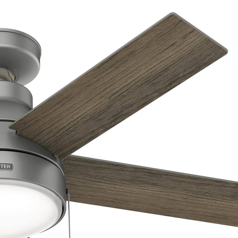 44" Elliston 5 - Blade Standard Ceiling Fan with Pull Chain and Light Kit Included
