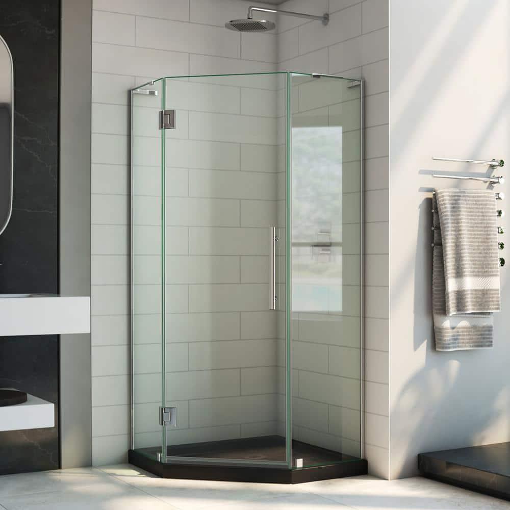 DreamLine Prism Plus 42" x 74.75" Rectangle Hinged Shower Enclosure with Base Included