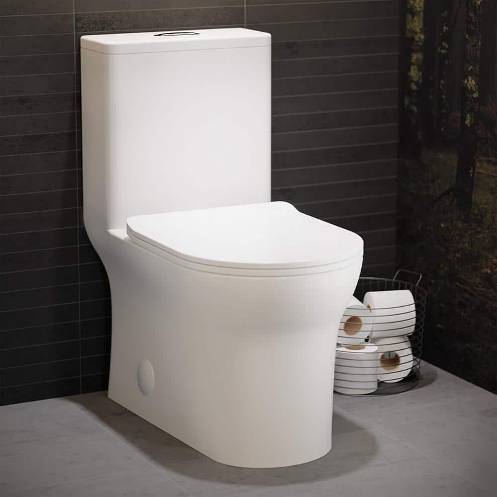 Burdon One-Piece Toilet Vortex Dual-Flush 1.1/1.6 gpf