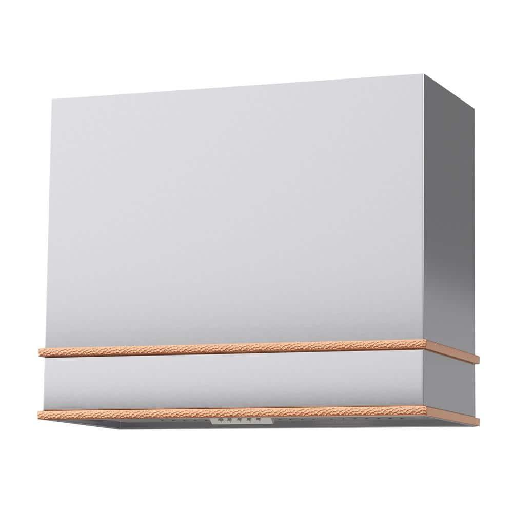 Akicon 36" Stainless Steel 600 CFM Ducted (Vented) Wall Mounted Required Range Hood