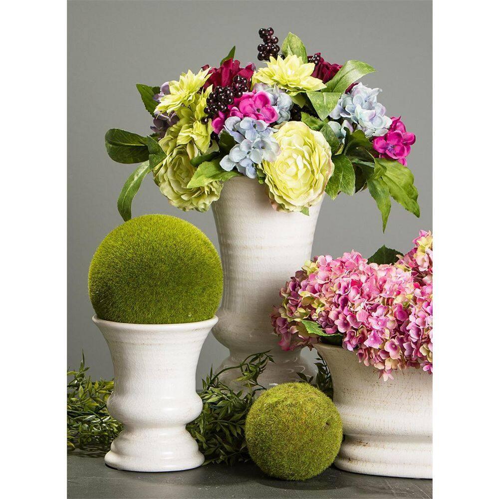 Sullivans Urn Vase 6"H Off-White