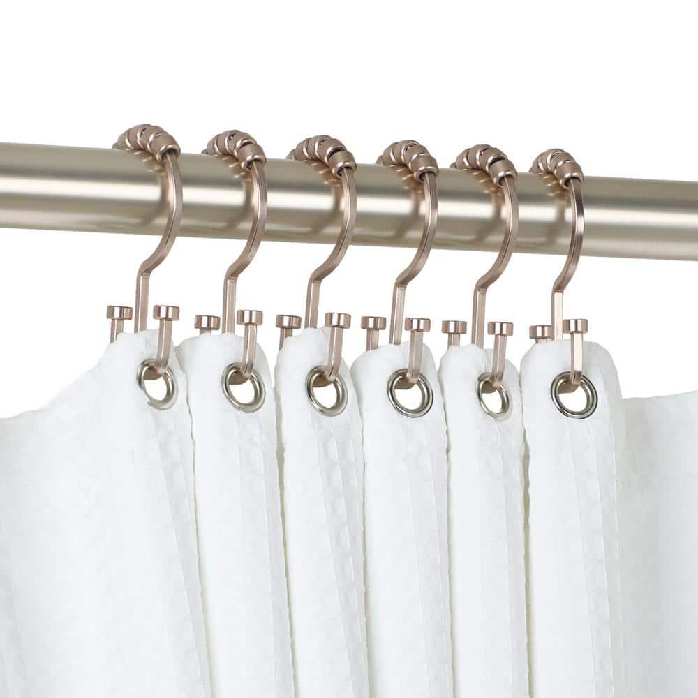 Utopia Alley Deco Steel Shower Curtain Hook (Set of 12)