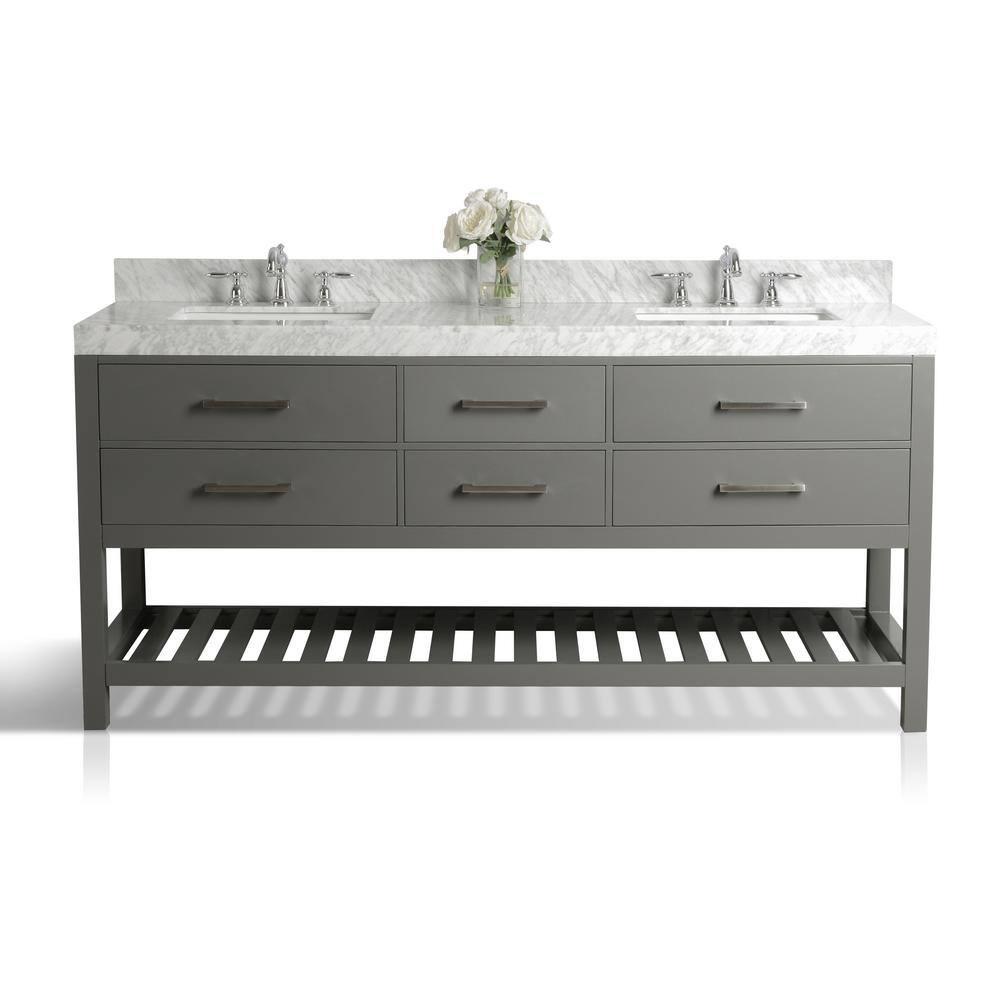 Ancerre Designs Elizabeth 72'' Double Bath Vanity Set