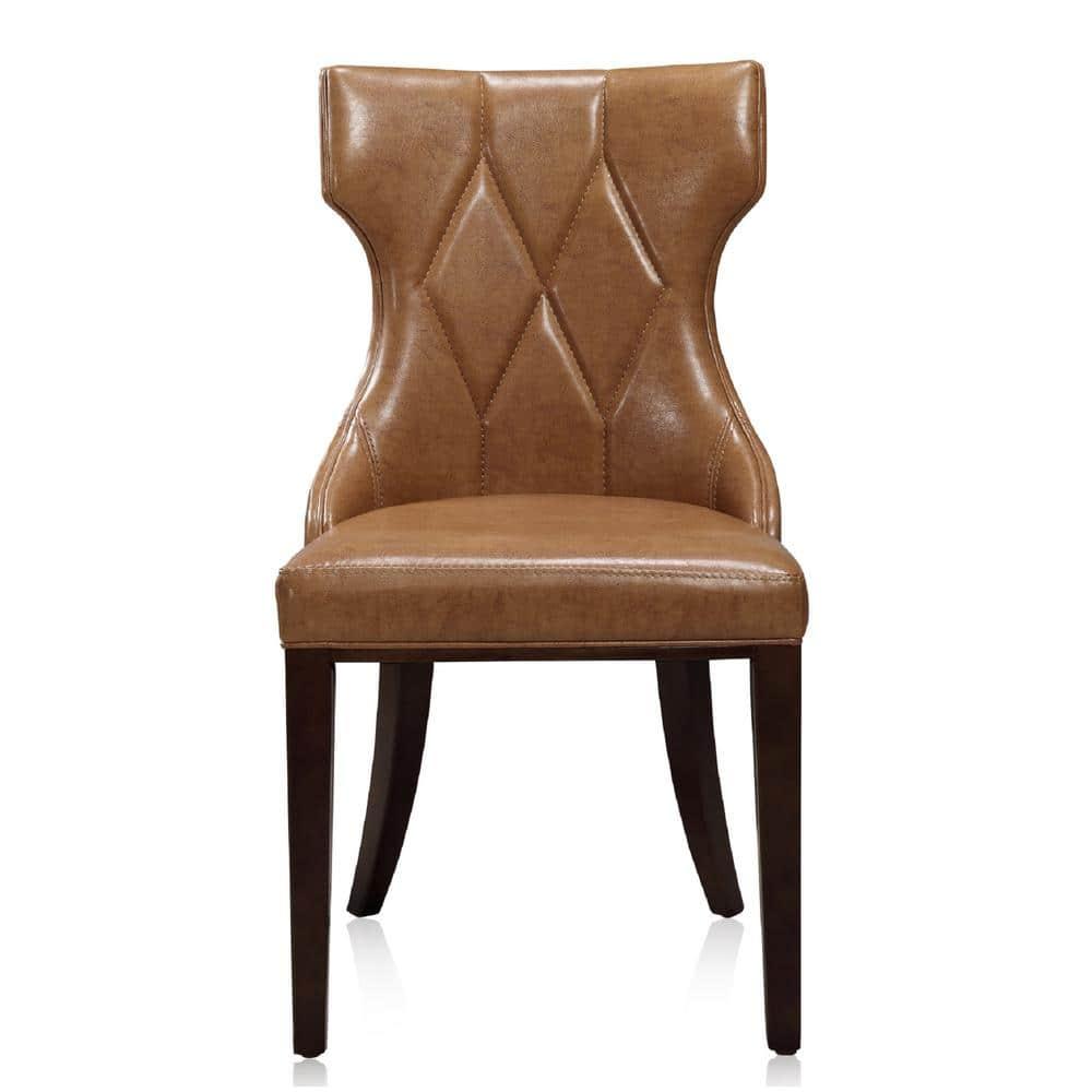 Reine Upholstered Wing Back Side chair (Set of 2)