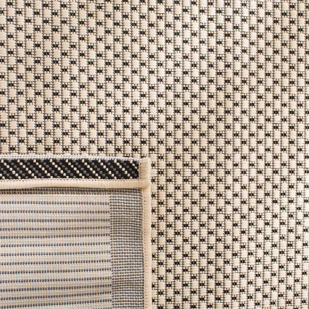 Courtyard CY7987 Power Loomed Indoor/Outdoor Accent Rug - Grey/Cream - 2'7"x5' - Safavieh.