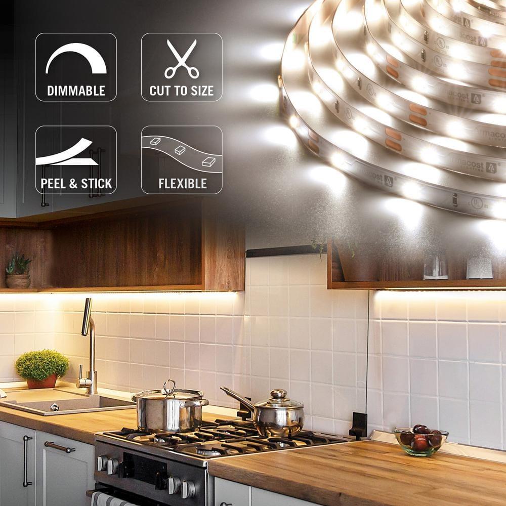 RibbonFlex Pro, 12V, 5000K, 30LEDs/M, IP20, 5M Under Cabinet Strip Light