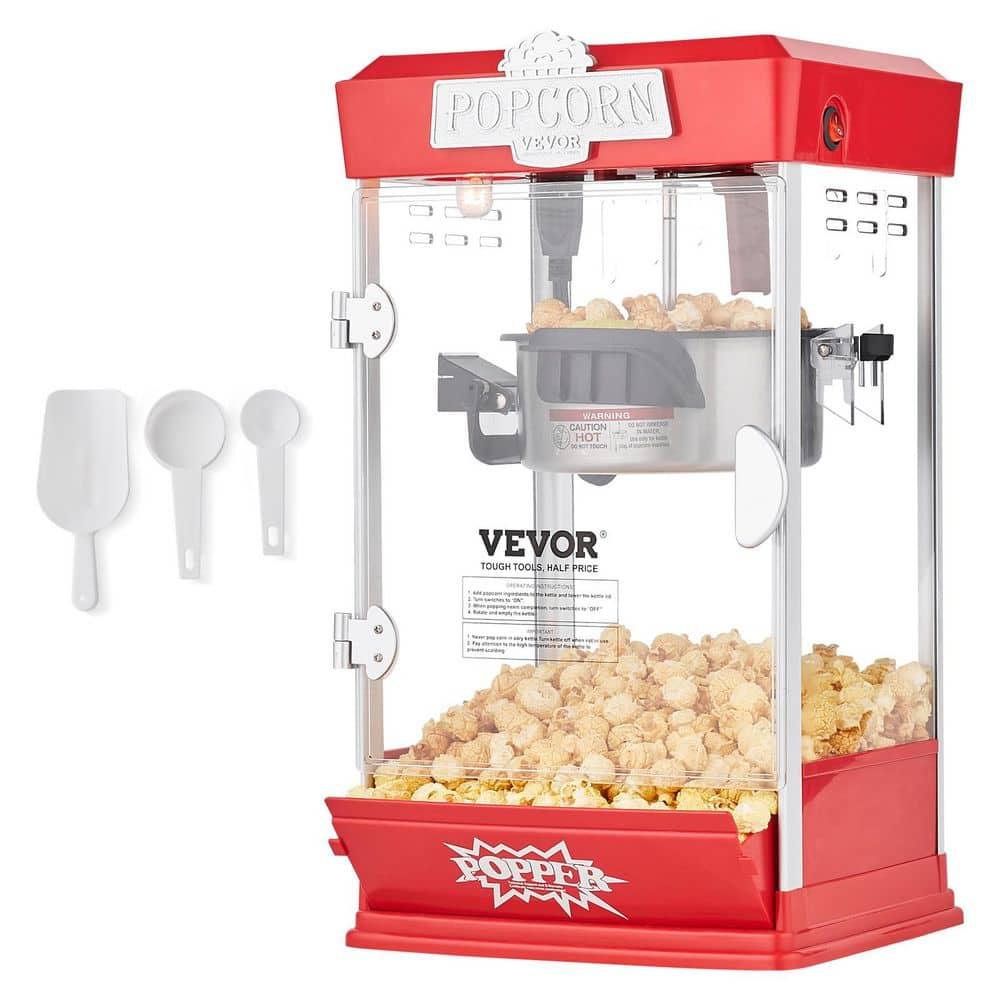 Stellweilan Tessberg Popcorn Popper Machine Tabletop Popcorn Maker 480W 4 Oz