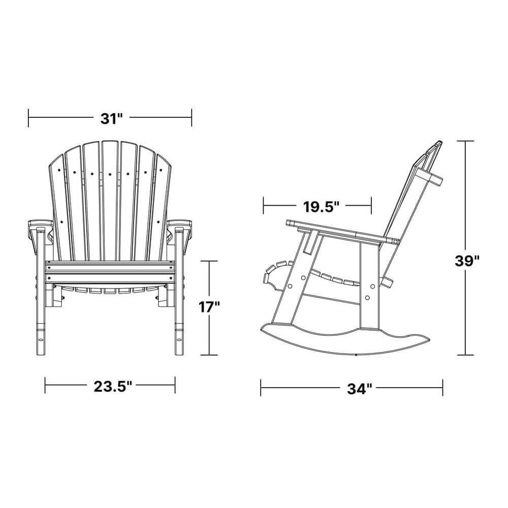 Heritage Adirondack Rocking Chair