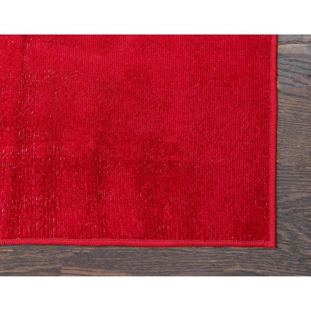 Unique Loom Williamsburg Collection Area Rug - Solid (4' 1" x 6' 1" Rectangle Burgundy)