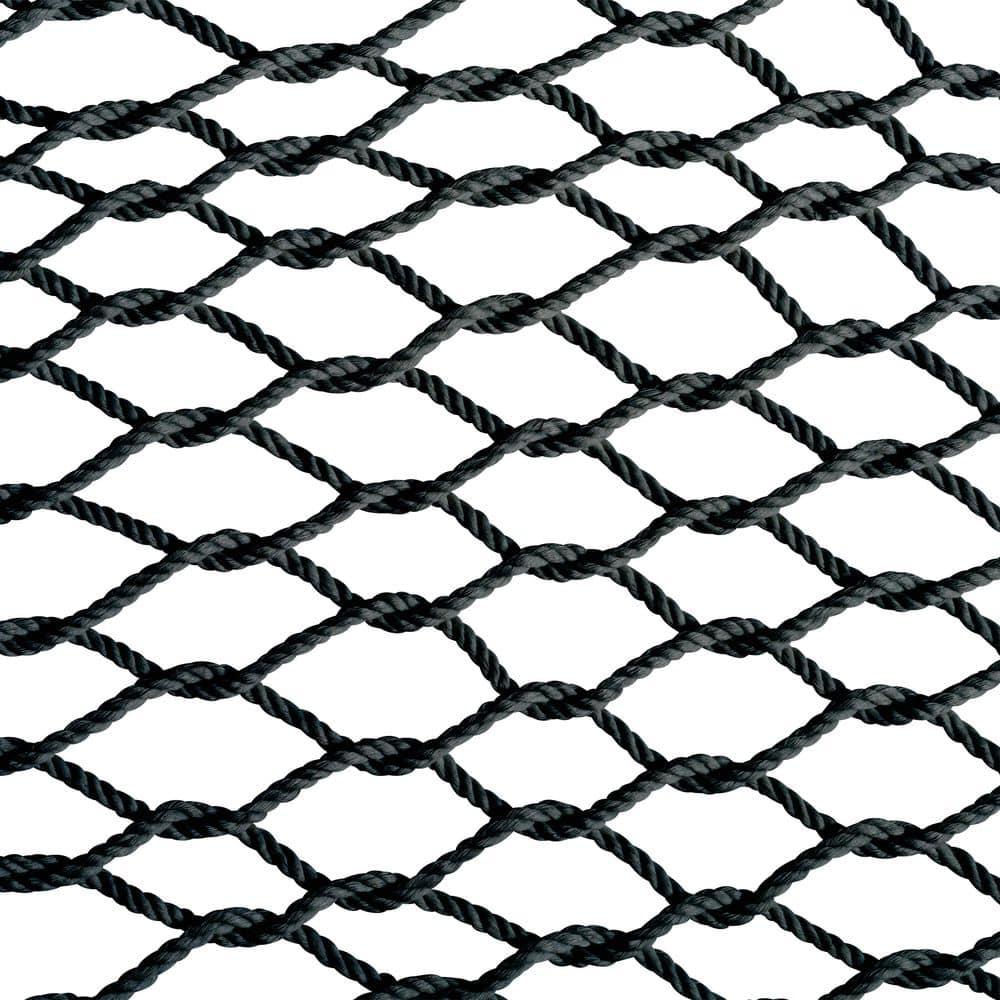 Bliss Hammocks Cotton Rope Hammock W/ Spreader Bar, 60-in. Wide, 450 lb. Capacity - Black