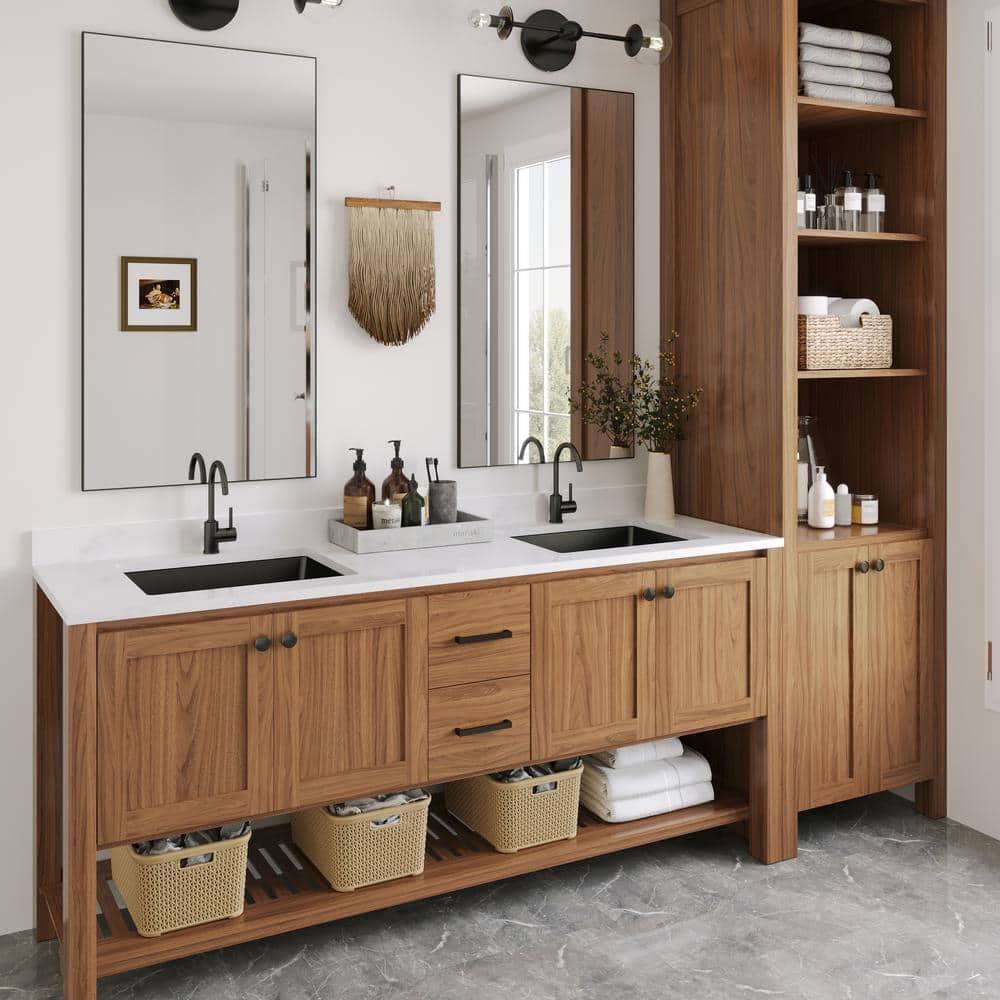 DeerValley Ursa 20" X 15.6" Rectangular Vitreous China Undermount Bathroom Sink with Overflow