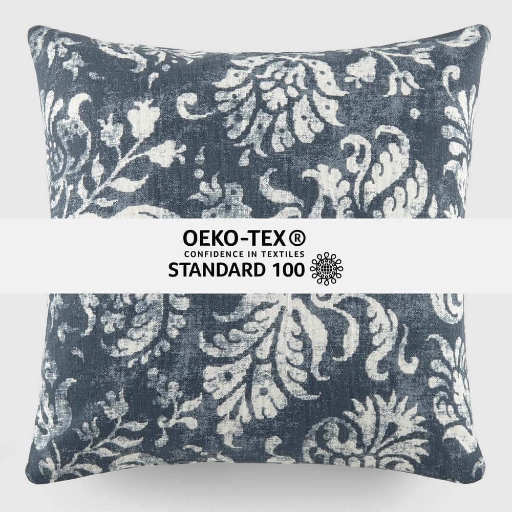 Cotton Throw Square Pillow Cover & Insert