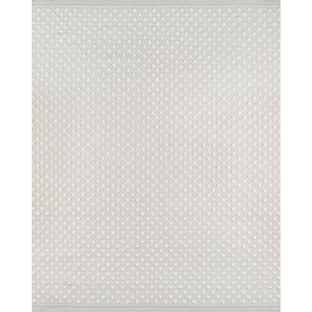 Langdon Geometric Handmade Flatweave Wool Gray Area Rug