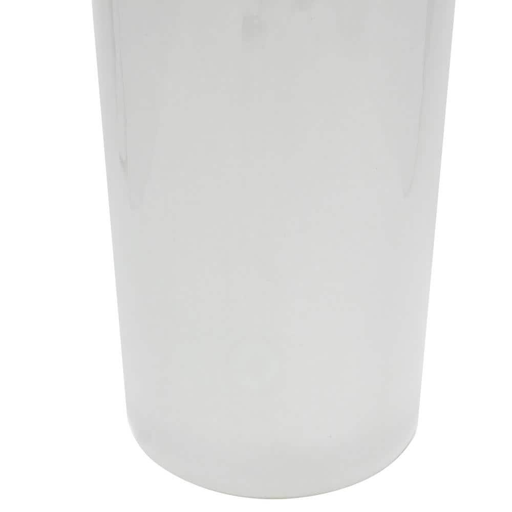 24" White Porcelain Umbrella Stand