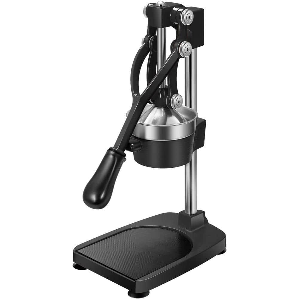 VIVOHOME Stainless Steel Black Manual Hand Press Orange Juicer Machine