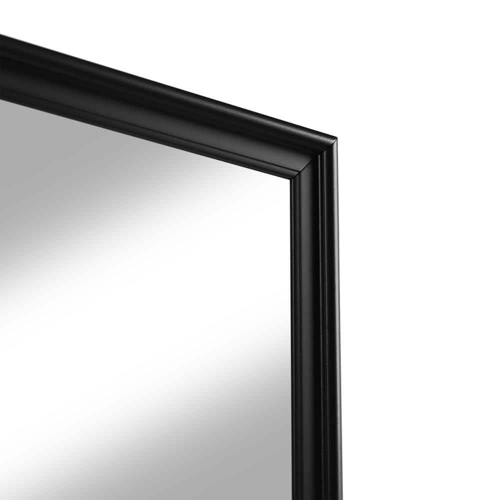 Furniture of America Toni Wood 6-Drawer Dresser with Mirror in Black