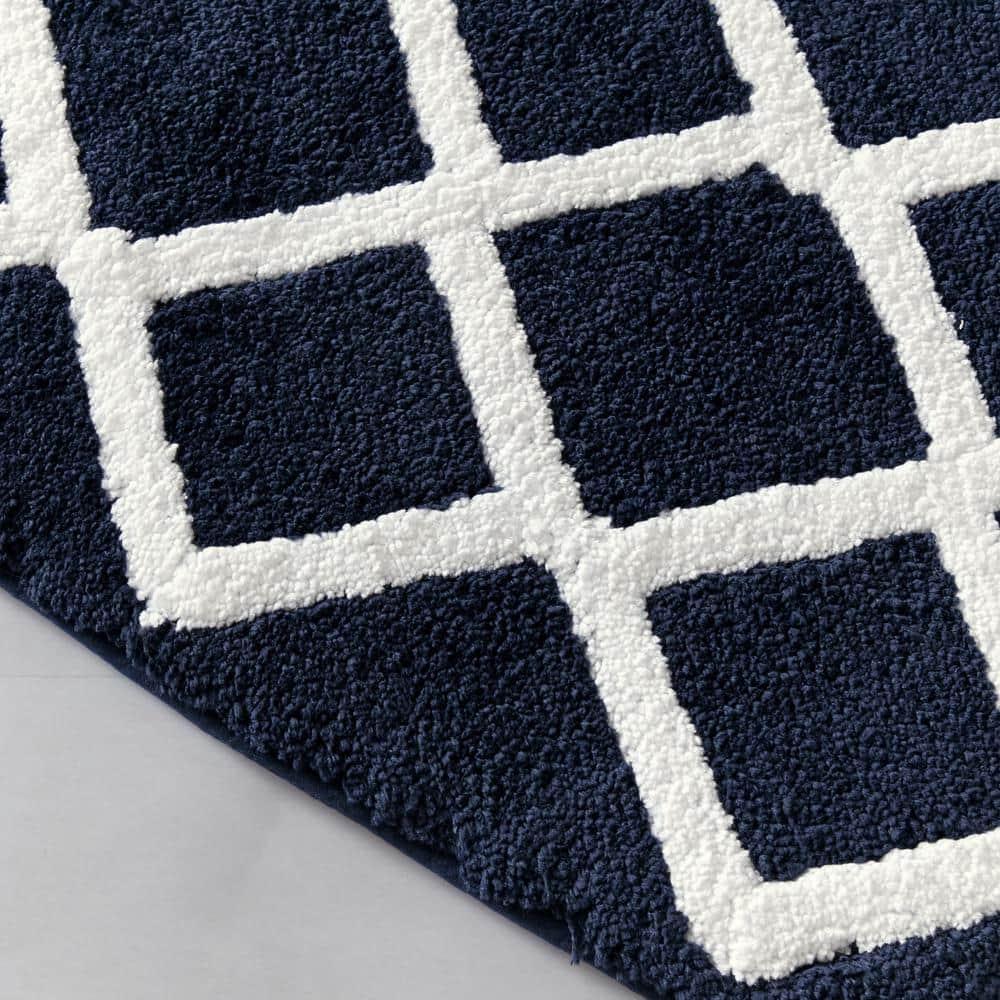 Madison Park Bittman Reversible High Pile Tufted Bath Rug