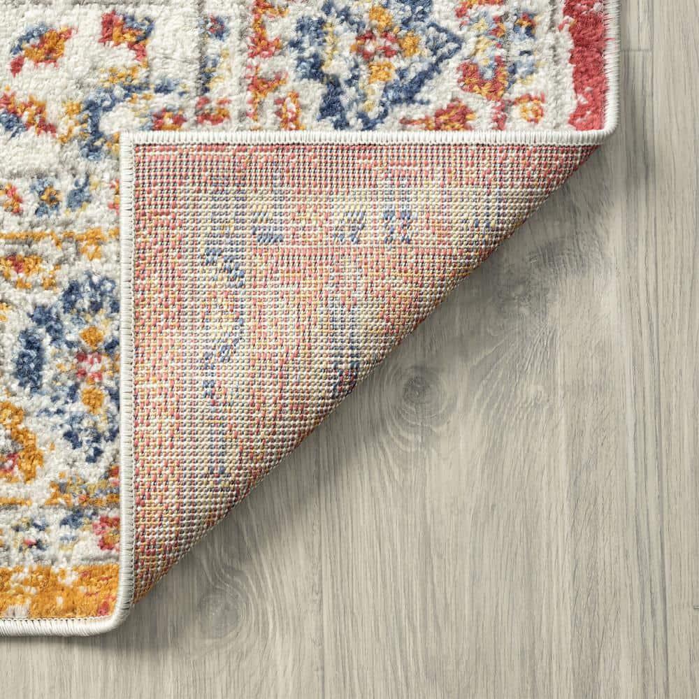 Chelsea Multi-Color Synthetic 9' x 12' Oriental Area Rug
