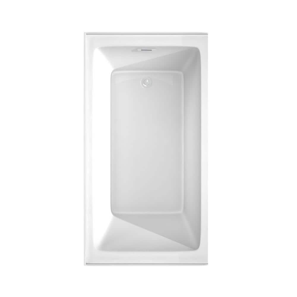 Grayley 60'' x 32'' Alcove Soaking Acrylic Bathtub