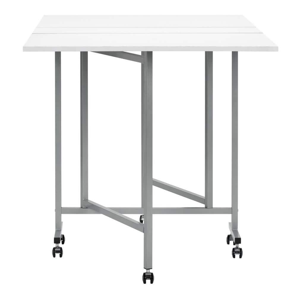 Sew Ready 58.75'' x 36.5'' Foldable Craft Table with Wheels
