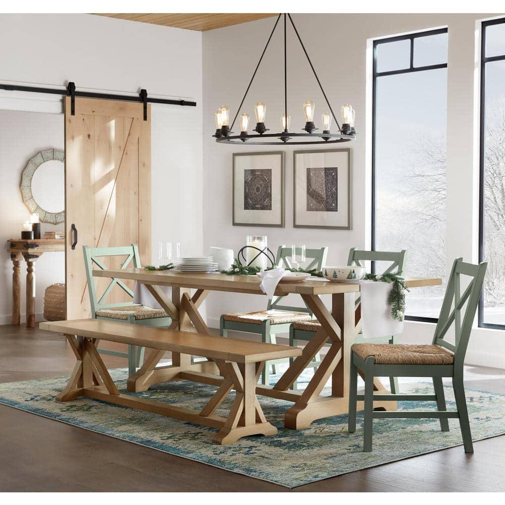 Unique Loom Monterey Collection Area Rug - Empire (8' x 10' Rectangle Green/Beige)