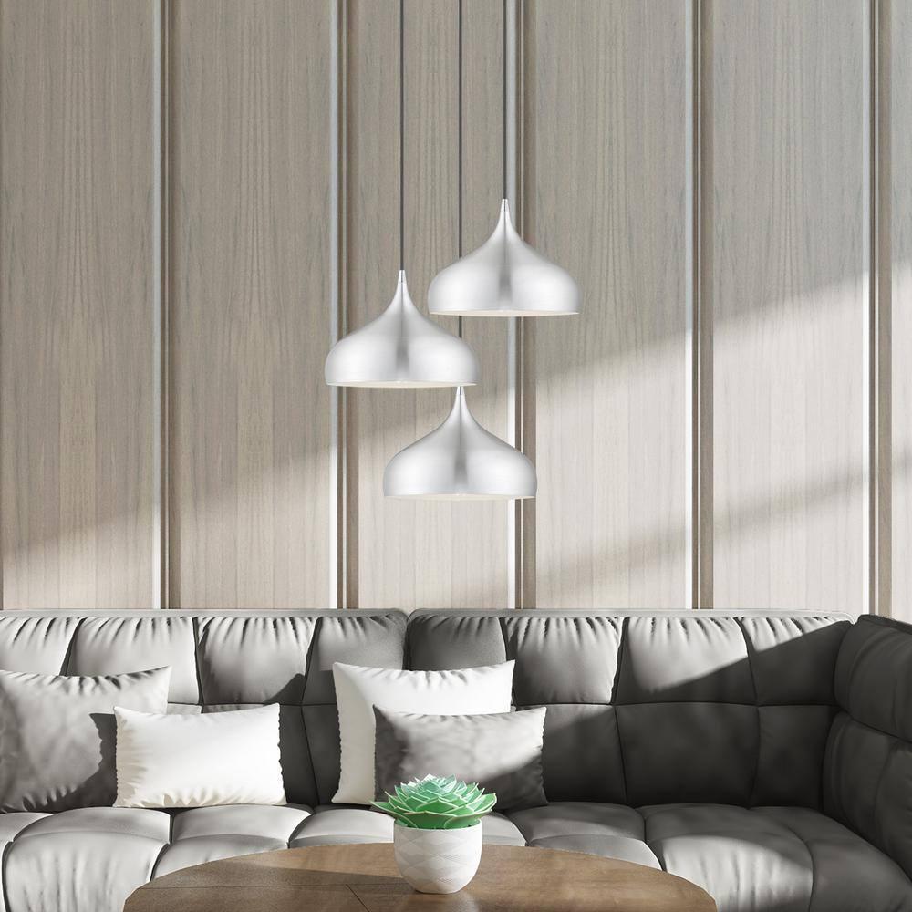 Livex Lighting Amador 1 - Light Pendant in  Brushed Aluminum