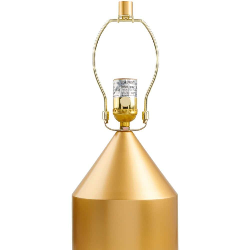 Livabliss Elder Rustic Accent Table Lamp, 21-inch, Gold