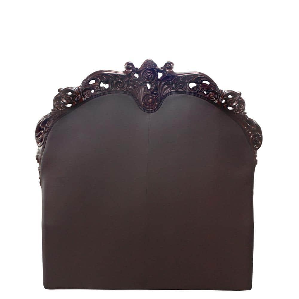 ACME Chantelle Queen Bed in Rose Gold PU & Pearl White