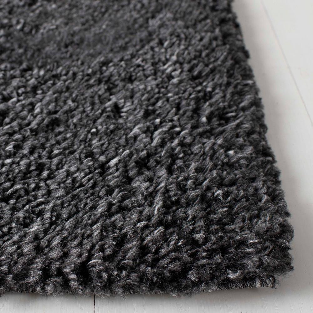 August Shag 900 AUG900 Power Loomed Indoor Area Rug - Charcoal - 4'x6' - Safavieh