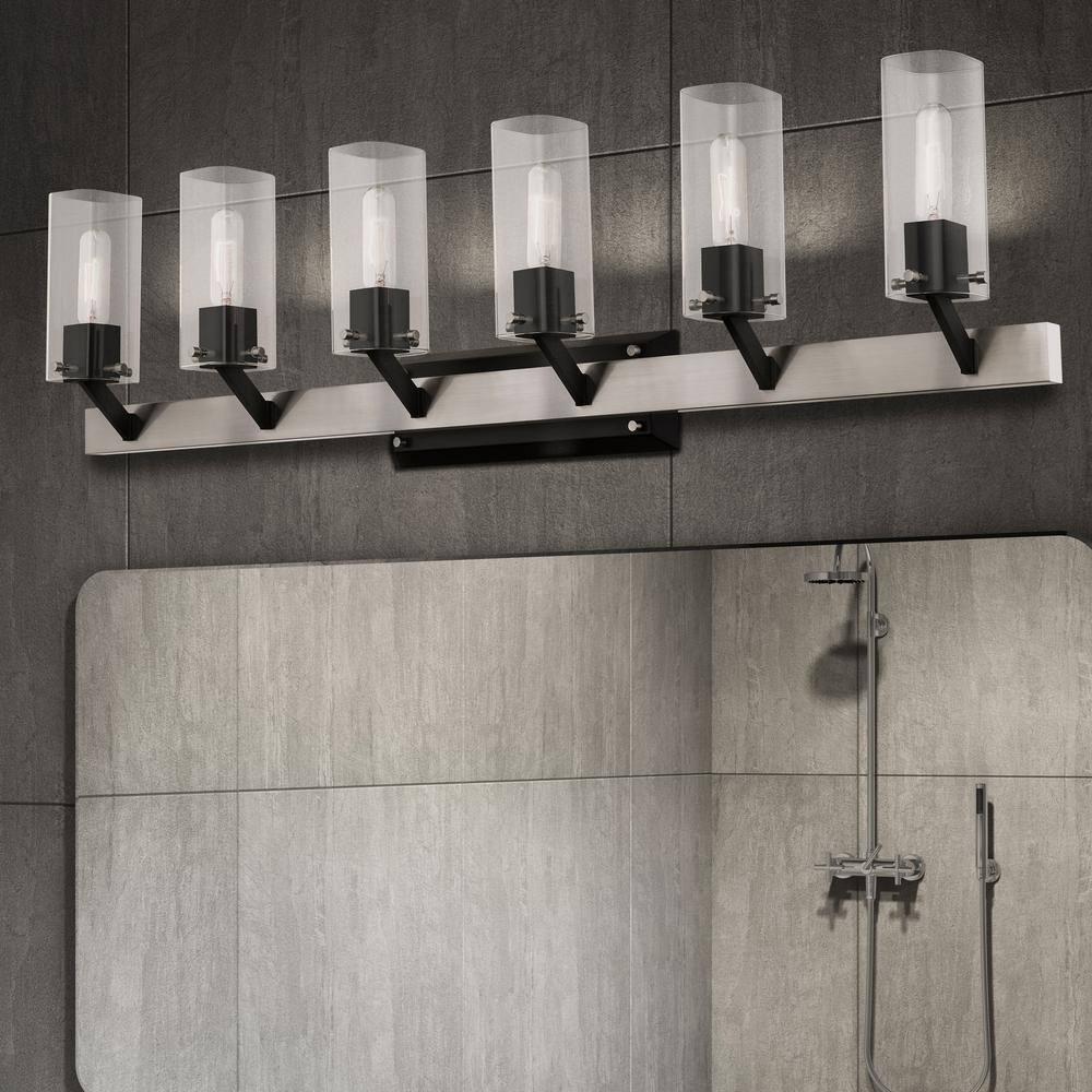 Livex Lighting Beckett 6 - Light Vanity in  Brushed Nickel
