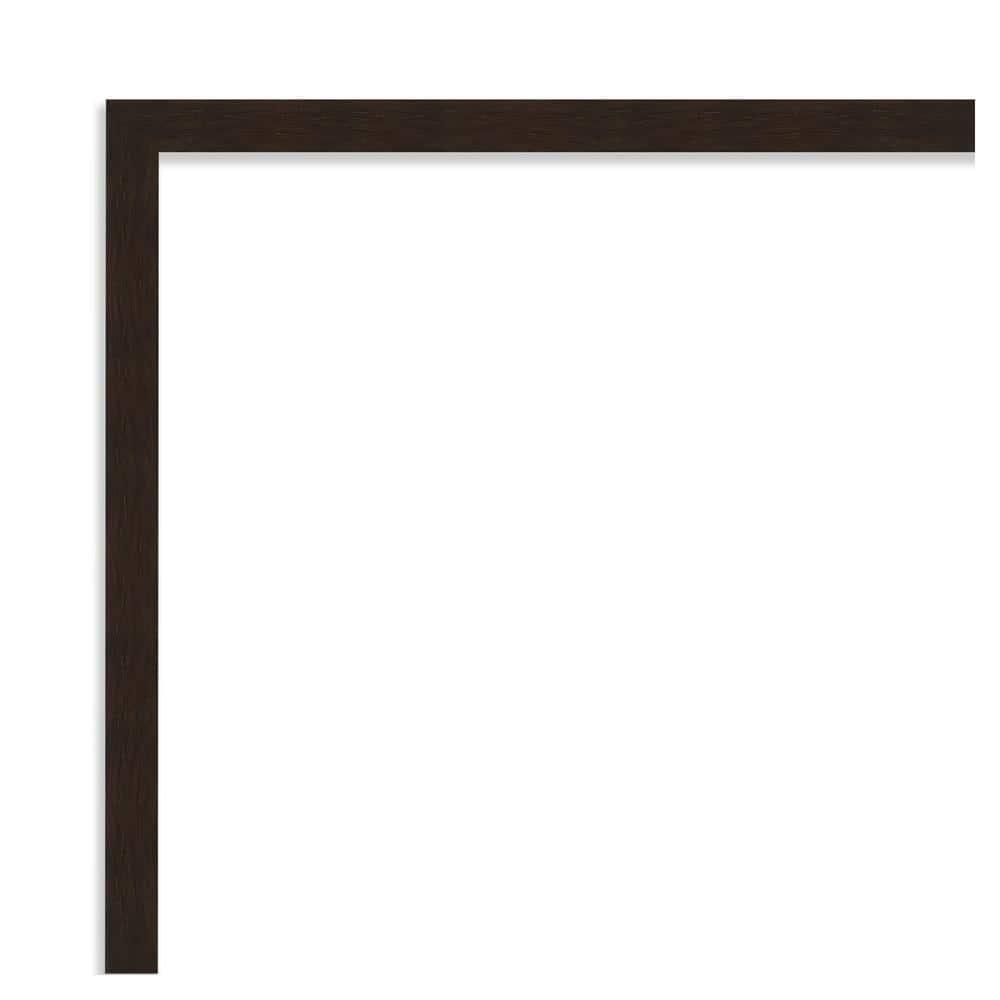 Amanti Art Carlisle Espresso Narrow Wood Picture Frame Opening Size 18x22 in.