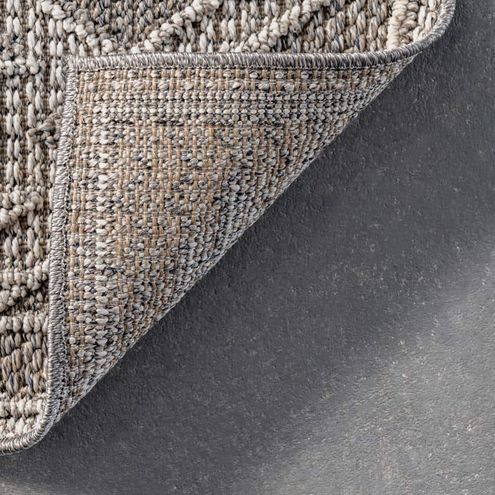 Nuloom Theresa Textured Southwestern Indoor Area Rug - Grey 5x7
