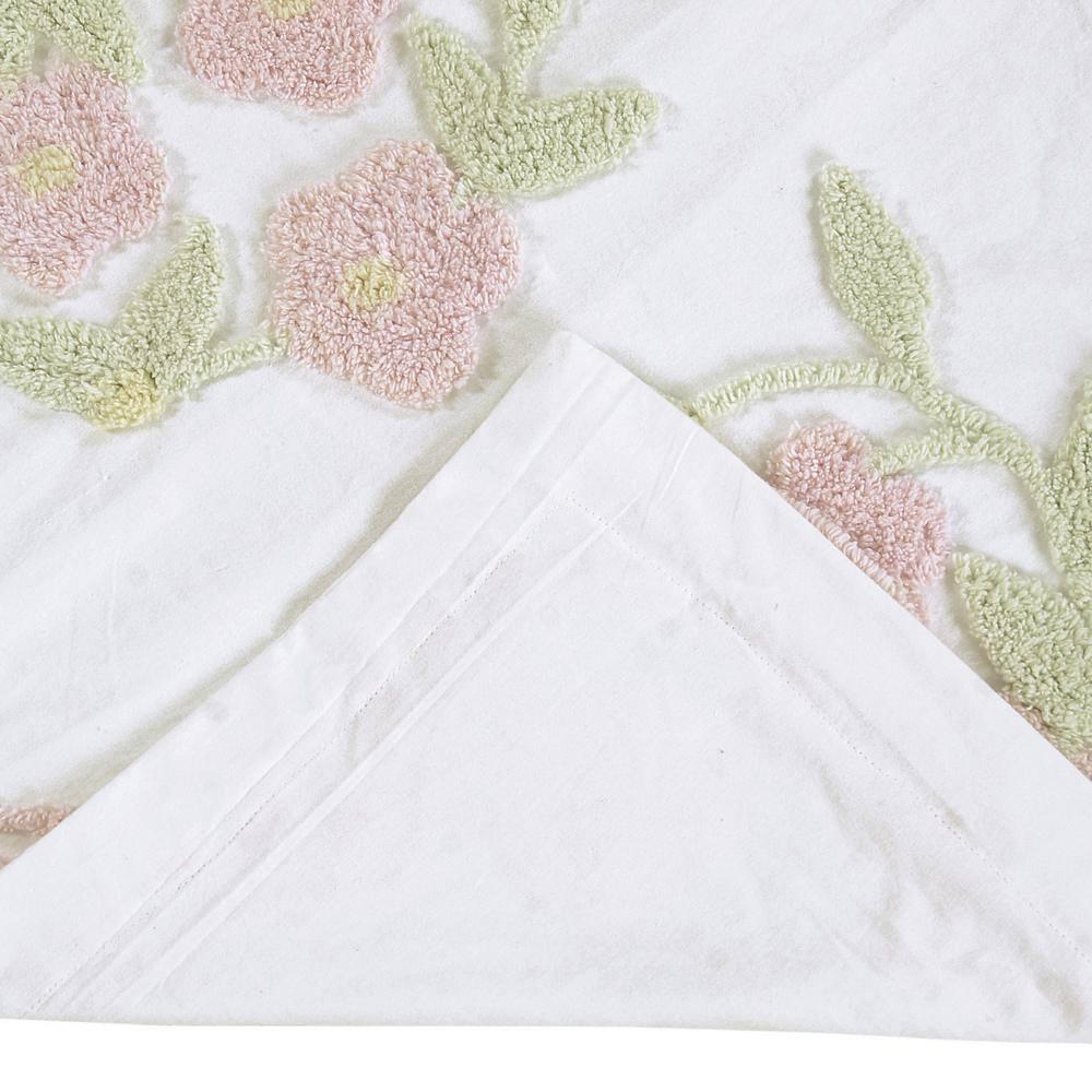 Better Trends Bloomfield 100% Cotton Pillow Sham 22" x 27" Floral Pattern Machine Washable All Season Pillow Cover