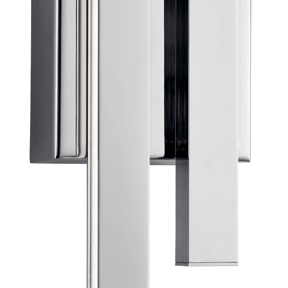 Chrome Finish Etched Acrylic Dimmable LED Wall Sconce
