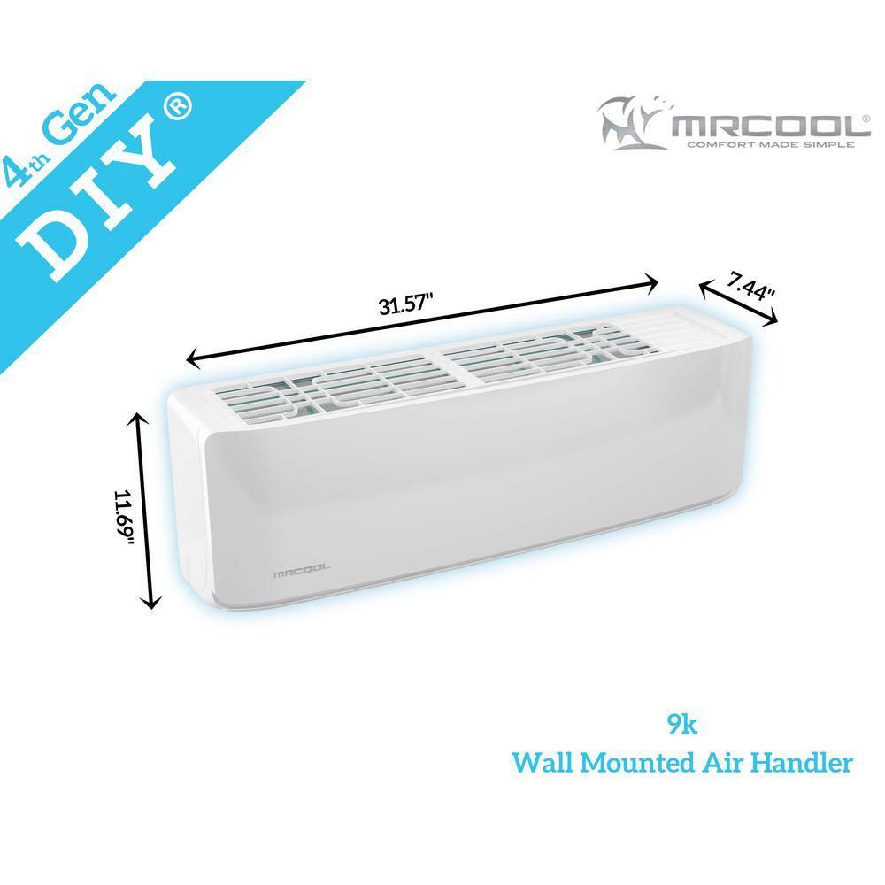 MRCOOL DIY Mini Split - 36,000 BTU 2 Zone Ductless Air Conditioner and Heat Pump with 25 ft. Install Kit, DIYM236HPW03C07