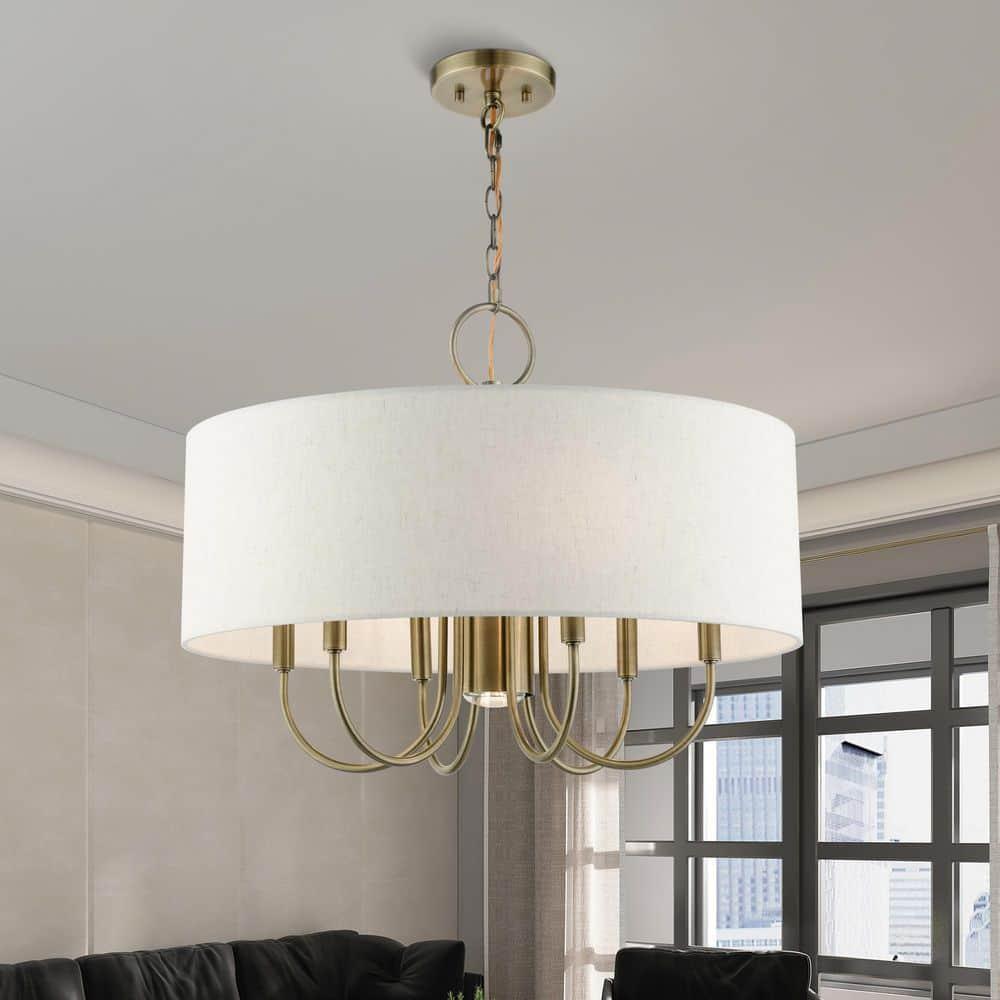 Dovecove Winscombe Shaded Drum Chandelier