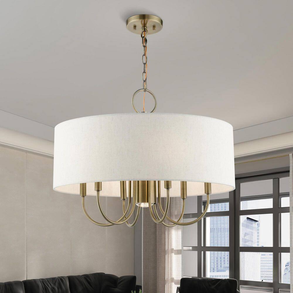 Dovecove Winscombe Shaded Drum Chandelier