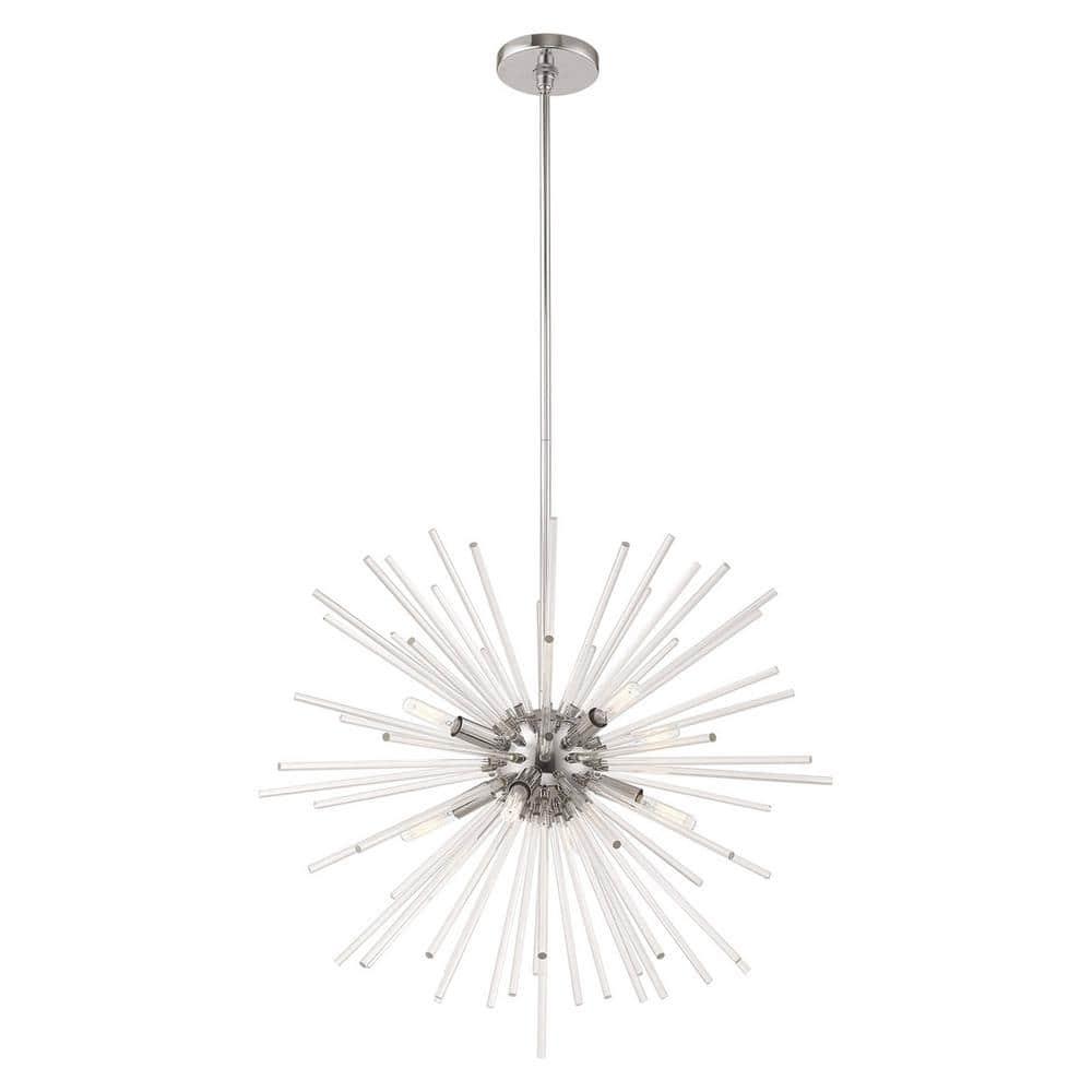 Livex Lighting Utopia 8 - Light Chandelier in  Polished Chrome