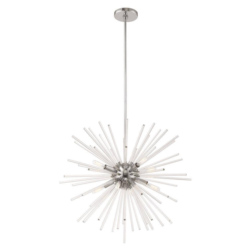 Livex Lighting Utopia 8 - Light Chandelier in  Polished Chrome