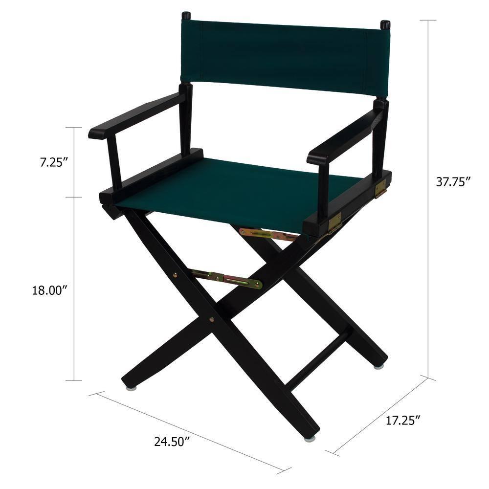 Extra-Wide Premium 18 in. Hardwoods Standard Height Directors Chair