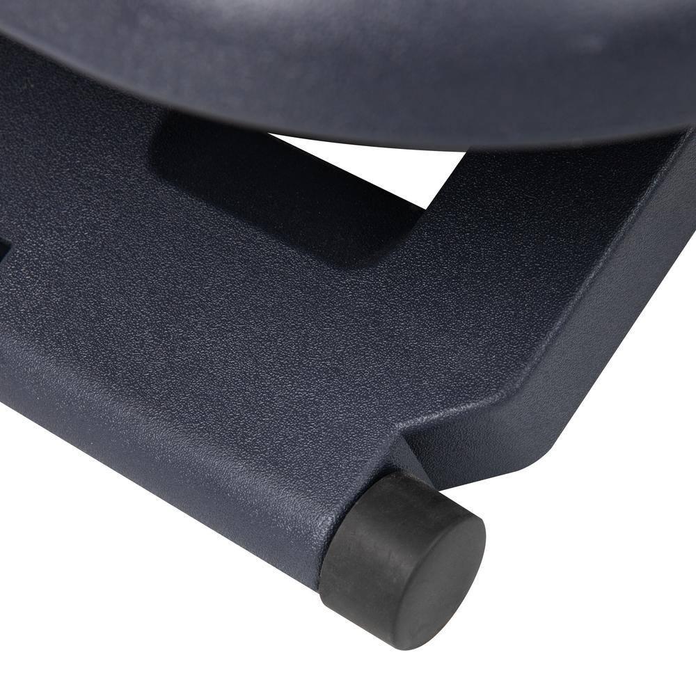 Mind Reader Foot Rest, Under Desk at Work, Ergonomic, Height Adjustable, Office, Plastic, 17.5"L x 13.5"W x 3.5"H