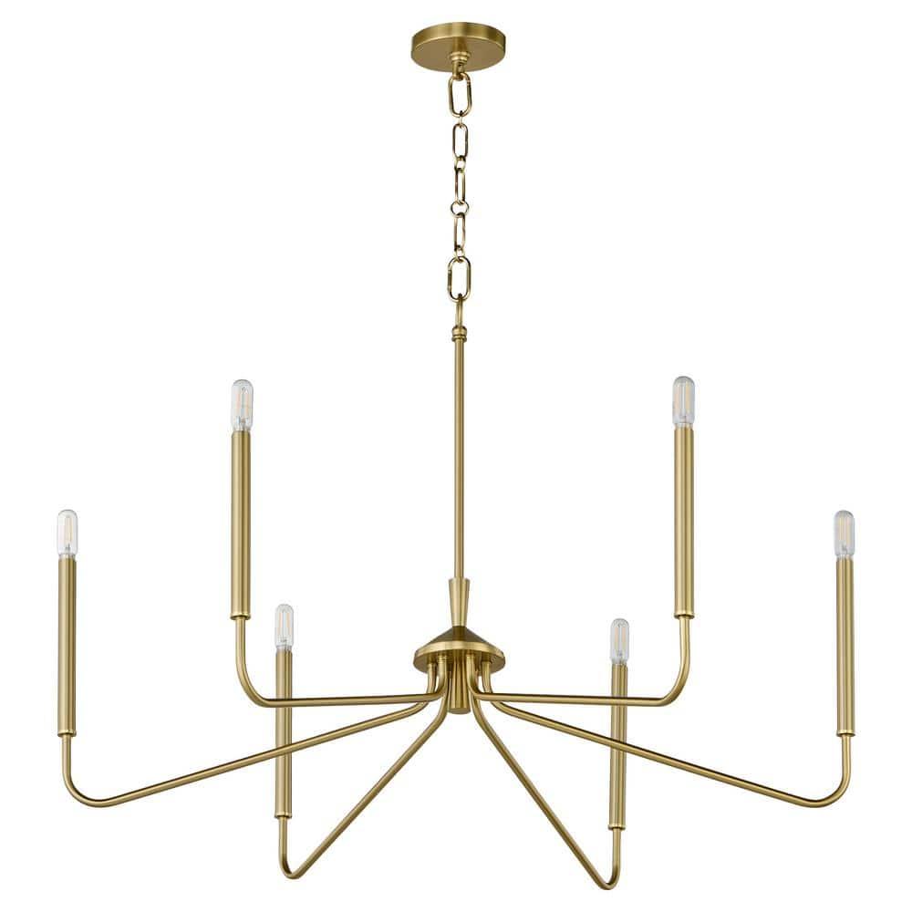 Quorum Lighting - Providence - 6 Light Chandelier-23.25 Inches Tall and 12.25