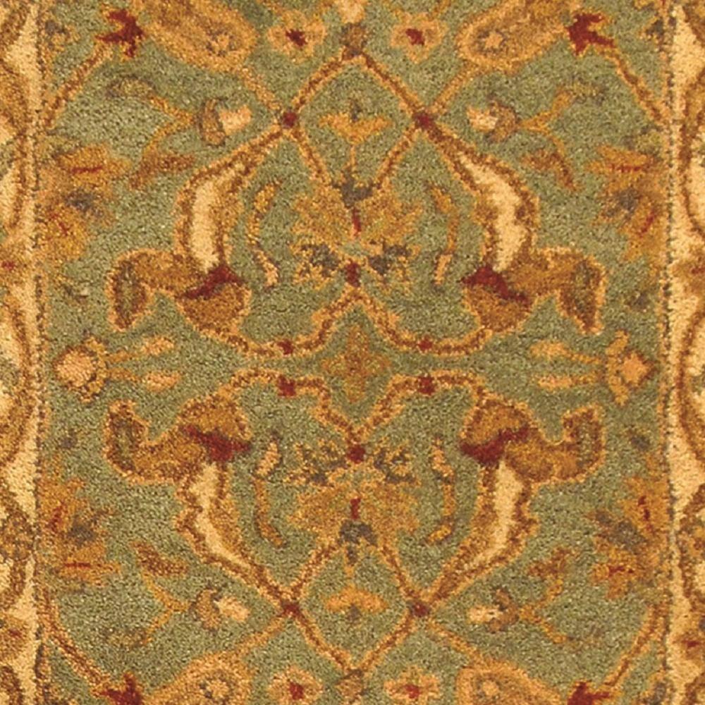 Antiquity AT311 Hand Tufted Runner Rug - Teal/Beige - 2'3"x10' - Safavieh.