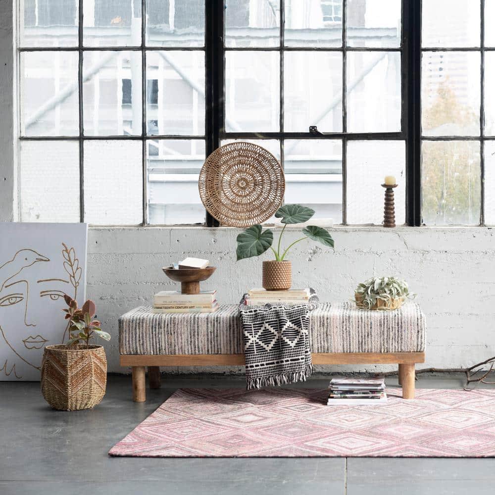 Bloomingville Hand Woven Throw Blanket